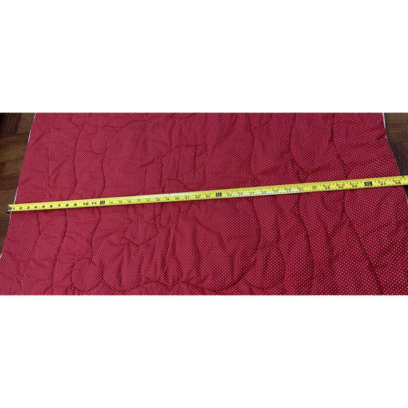 Saks Fifth Avenue Baby Boutique Vintage Train Blanket Blue Red & White Polka Dot - Picture 9 of 11